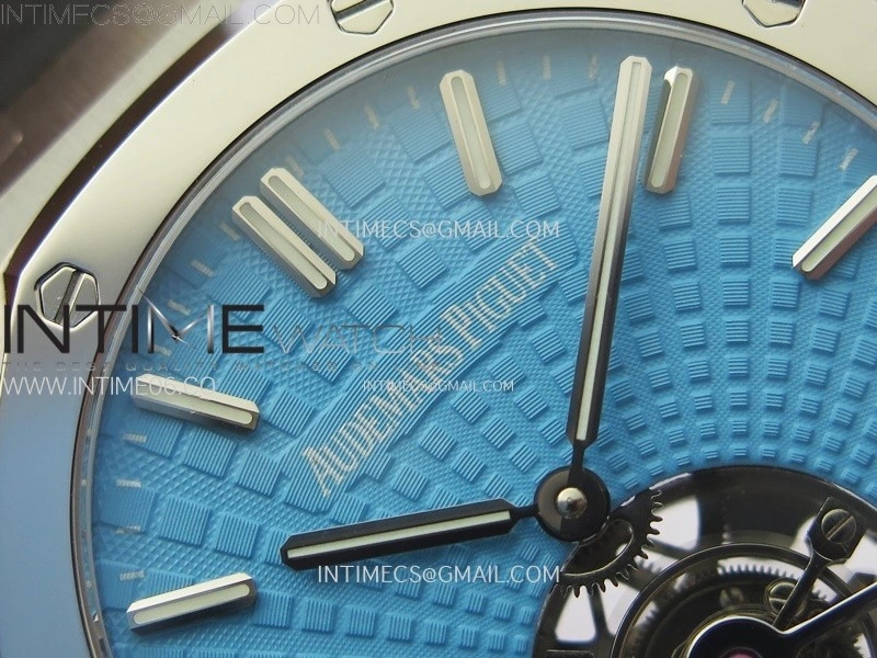 Royal Oak SIHH SS Tourbillon BBS Tiffany Blue Dial on Black Rubber Strap A2924