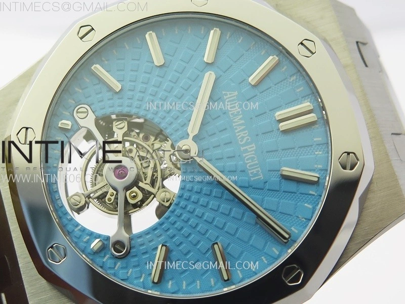 Royal Oak SIHH SS Tourbillon BBS Tiffany Blue Dial on SS Bracelet A2924