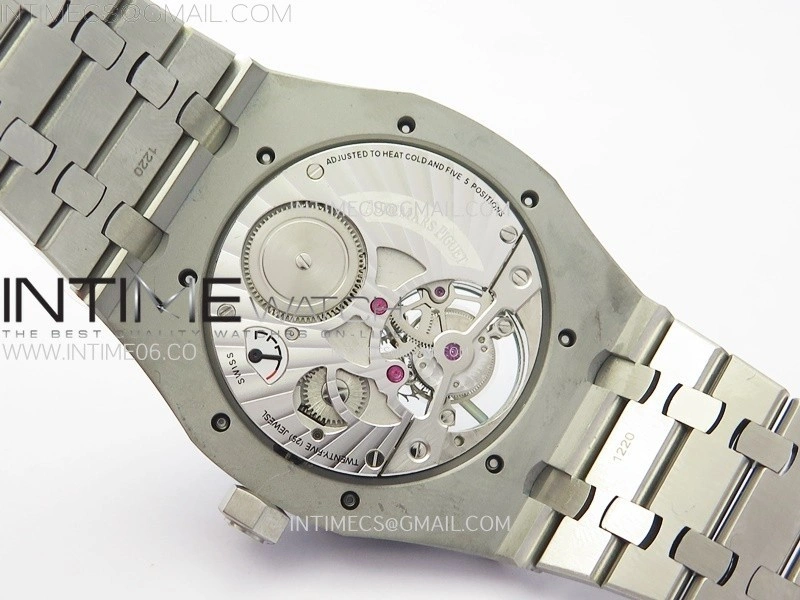 Royal Oak SIHH SS Tourbillon BBS Tiffany Blue Dial on SS Bracelet A2924