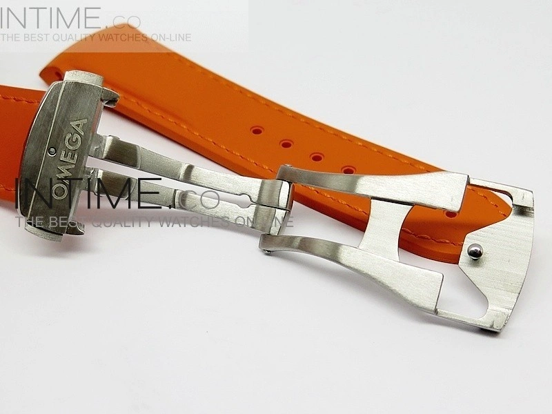 Rubber Strap For 45mm Ceramic Planet Ocean Orange