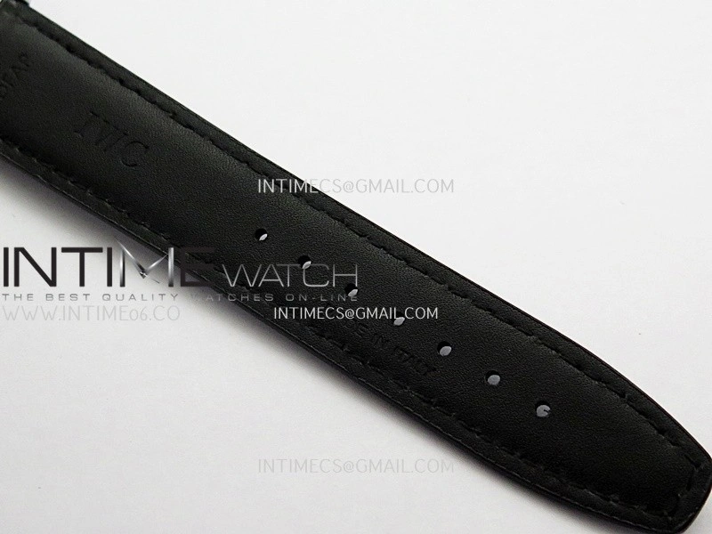 Portuguese Chrono IW371615 SS APSF 1:1 Best Edition Green Dial On Black Leather Strap Asian Super Clone 69355