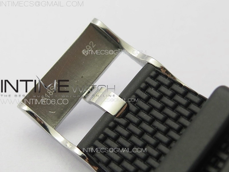 SuperOcean 42mm AB2010 SS B50 1:1 Best Edition Green Dial Black Ceramic Bezel on Black Rubber strap A2824