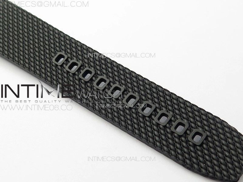 SuperOcean 42mm AB2010 SS B50 1:1 Best Edition Green Dial Black Ceramic Bezel on Black Rubber strap A2824
