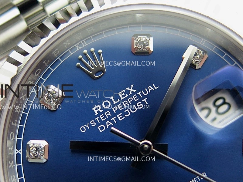 DateJust 41mm 126334 904L SS Clean Plus 1:1 Best Edition Blue Dial Diamond Marker On Jubilee Bracelet DD3235