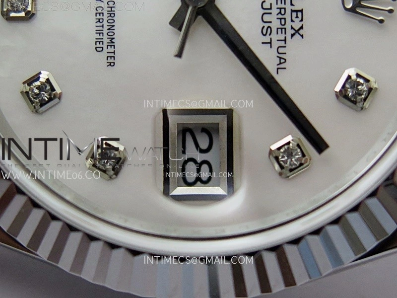 DateJust 126334 904L SS JDF 1:1 Best Edition White MOP Dial Diamond Markers on Jubilee 904L SS Bracelet