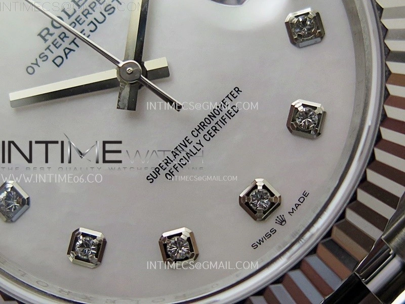 DateJust 126334 904L SS JDF 1:1 Best Edition White MOP Dial Diamond Markers on Jubilee 904L SS Bracelet