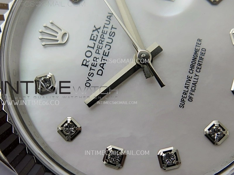 DateJust 126334 904L SS JDF 1:1 Best Edition White MOP Dial Diamond Markers on Jubilee 904L SS Bracelet