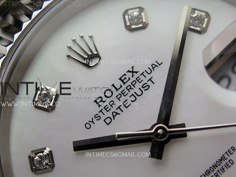 DateJust 126334 904L SS JDF 1:1 Best Edition White MOP Dial Diamond Markers on Jubilee 904L SS Bracelet
