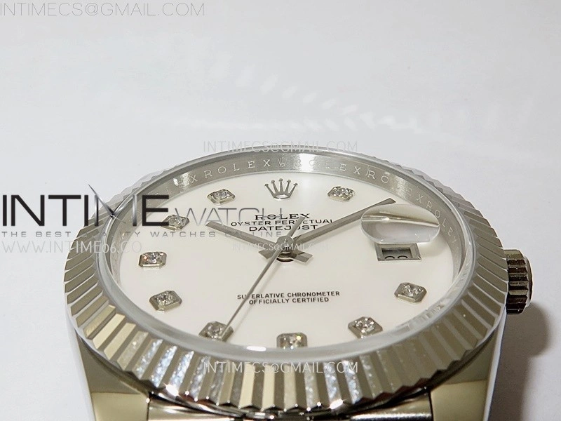 DateJust 126334 904L SS JDF 1:1 Best Edition White MOP Dial Diamond Markers on Jubilee 904L SS Bracelet