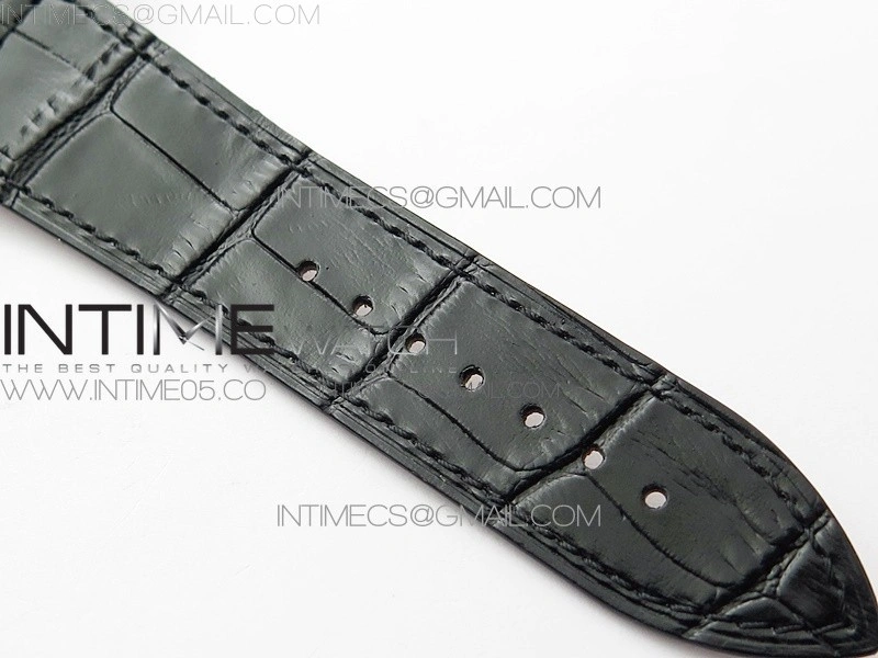 Master Square SS Ladies ZF 1:1 Best Edition White Roman Dial on Black Leather Strap Ronda Quartz