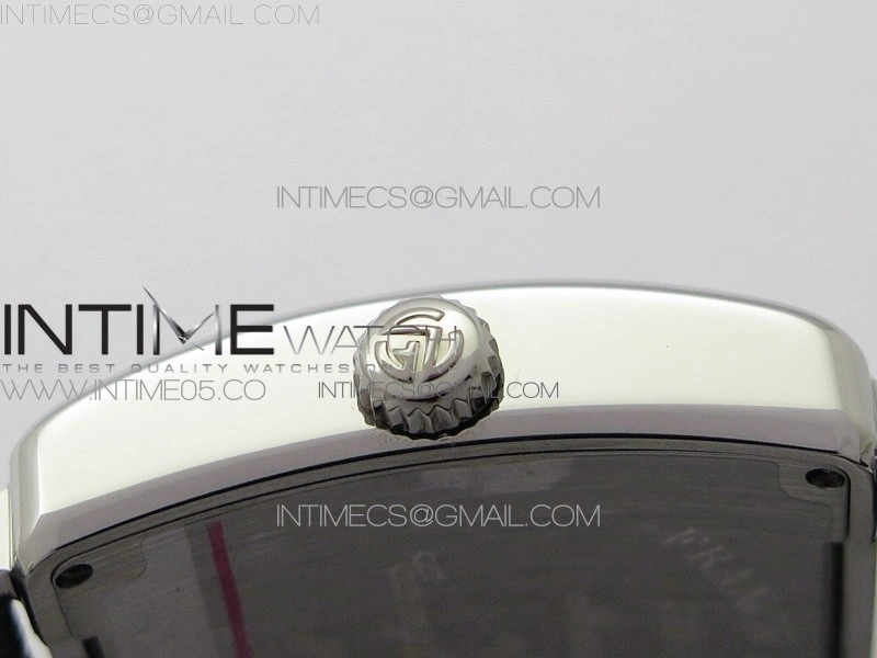 Master Square SS Ladies ZF 1:1 Best Edition White Roman Dial on Green Leather Strap Ronda Quartz