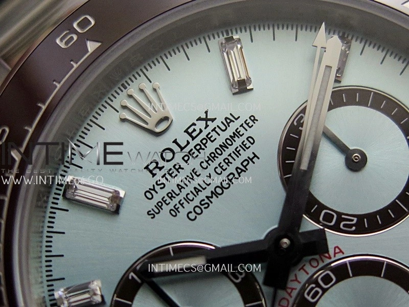 Daytona 126506 904L SS UFO 1:1 Best Edition Ice Blue Dial T Diamond Markers On 904L SS Bracelet UF4131