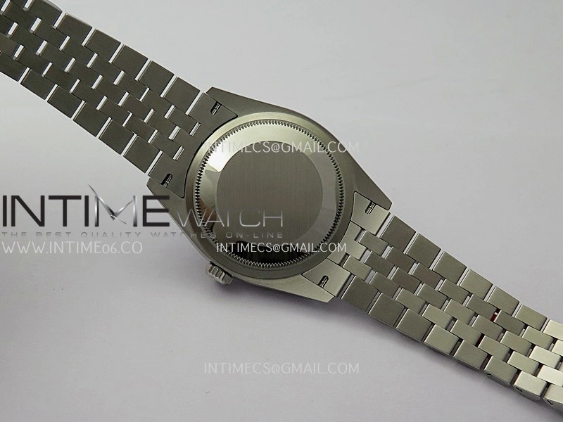 DateJust 126284 Diamond Bezel 904L SS VSF 1:1 Best Edition Blue Fluted Dial Diamond Marker On Jubilee Bracelet VS3235