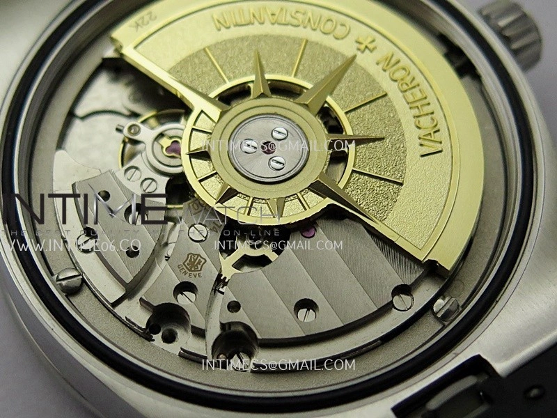 Overseas 4500V SS ZF 1:1 Best Edition Silver Dial on Black Rubber Strap Asian Super Clone 5100 V2