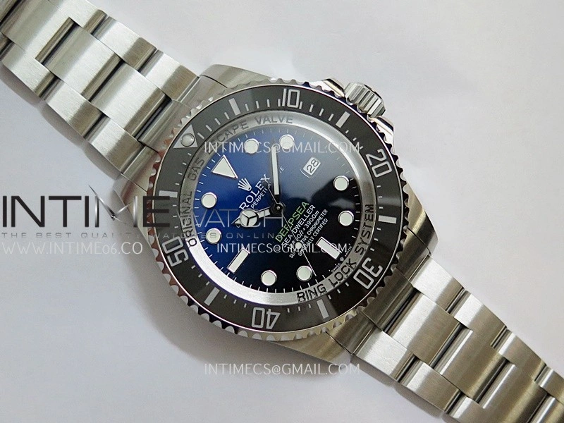 Sea-Dweller DEEPSEA 126660 "D-BLUE" 904L SS QF 1:1 Best Edition Blue Dial On Oyster Bracelet SH3235