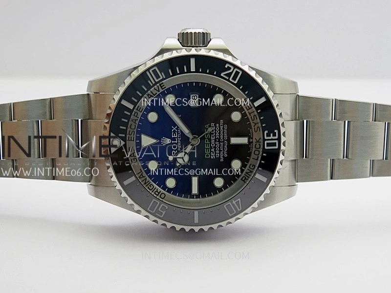 Sea-Dweller DEEPSEA 126660 "D-BLUE" 904L SS QF 1:1 Best Edition Blue Dial On Oyster Bracelet SH3235