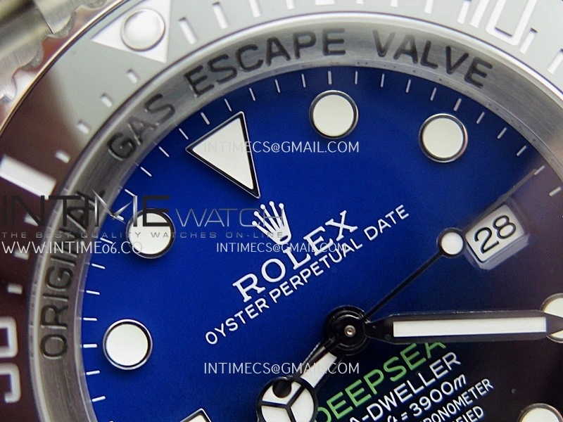 Sea-Dweller DEEPSEA 126660 "D-BLUE" 904L SS QF 1:1 Best Edition Blue Dial On Oyster Bracelet SH3235