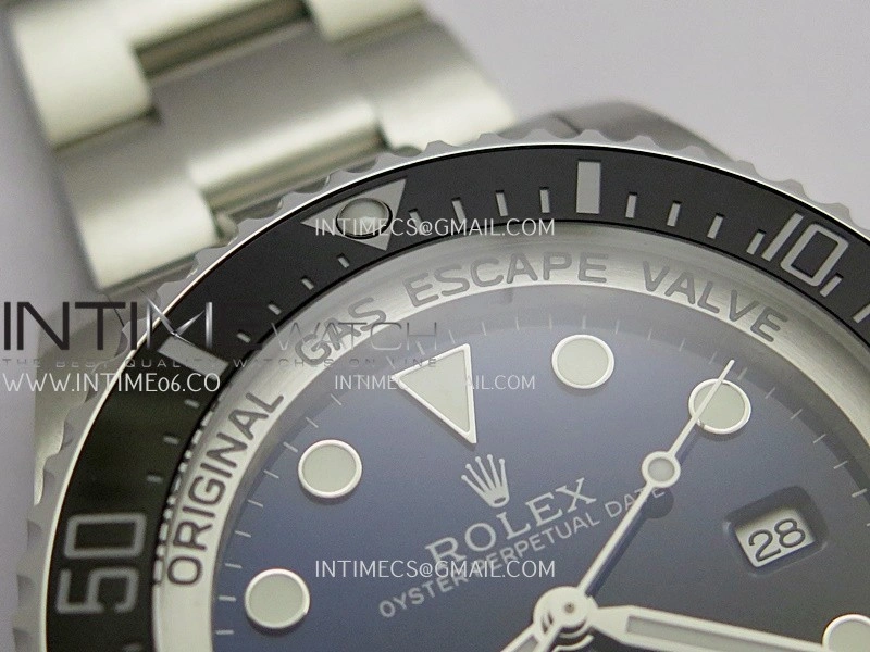 Sea-Dweller DEEPSEA 126660 "D-BLUE" 904L SS QF 1:1 Best Edition Blue Dial On Oyster Bracelet SH3235