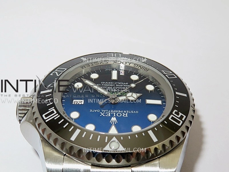 Sea-Dweller DEEPSEA 126660 "D-BLUE" 904L SS QF 1:1 Best Edition Blue Dial On Oyster Bracelet SH3235