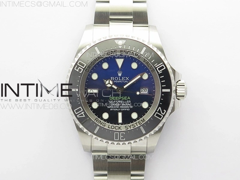 Sea-Dweller DEEPSEA 126660 "D-BLUE" SS GMF 1:1 Best Edition New Blue Dial On Oyster Bracelet VR3235