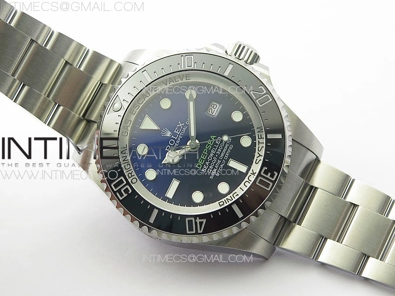 Sea-Dweller DEEPSEA 126660 "D-BLUE" SS GMF 1:1 Best Edition New Blue Dial On Oyster Bracelet VR3235