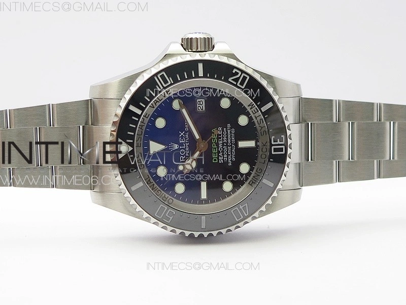 Sea-Dweller DEEPSEA 126660 "D-BLUE" SS GMF 1:1 Best Edition New Blue Dial On Oyster Bracelet VR3235