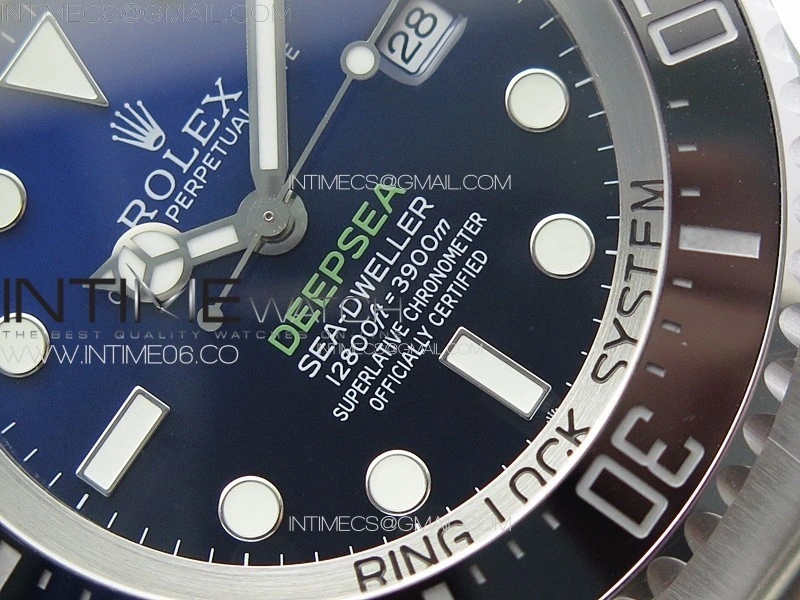 Sea-Dweller DEEPSEA 126660 "D-BLUE" SS GMF 1:1 Best Edition New Blue Dial On Oyster Bracelet VR3235