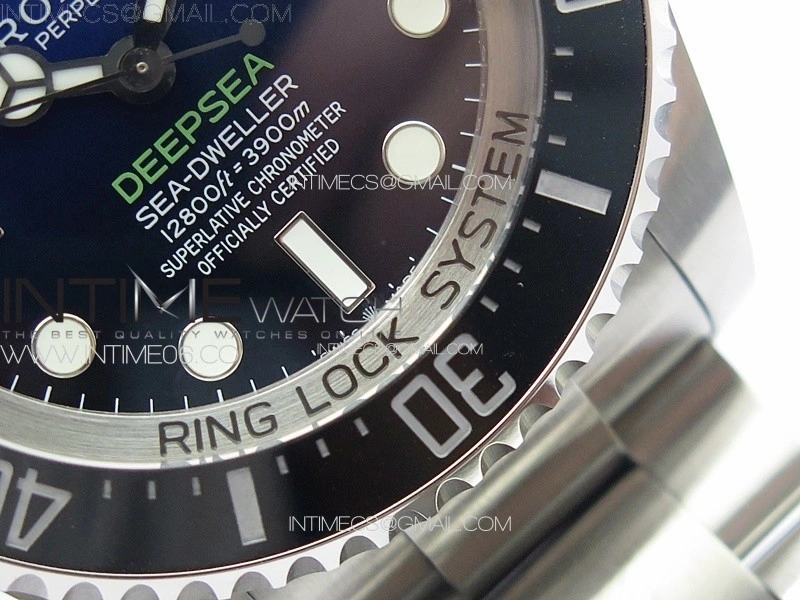 Sea-Dweller DEEPSEA 126660 "D-BLUE" SS GMF 1:1 Best Edition New Blue Dial On Oyster Bracelet VR3235
