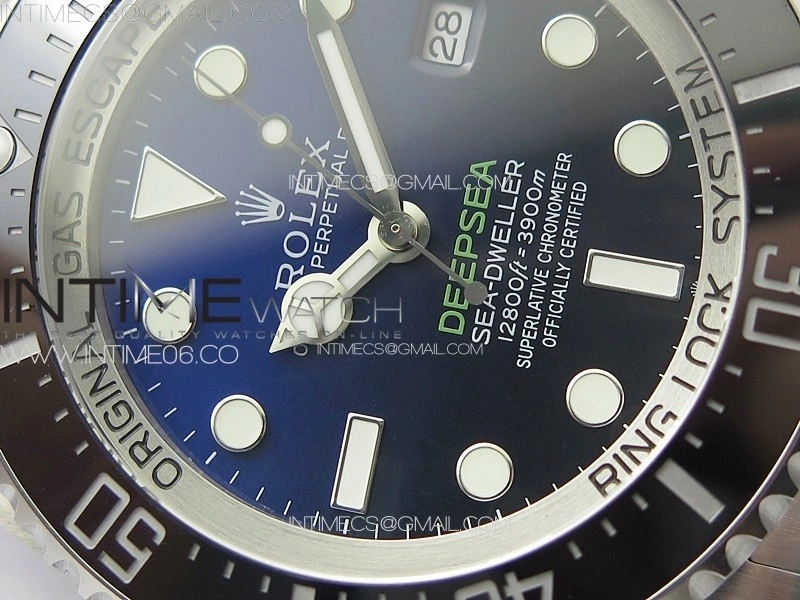 Sea-Dweller DEEPSEA 126660 "D-BLUE" SS GMF 1:1 Best Edition New Blue Dial On Oyster Bracelet VR3235