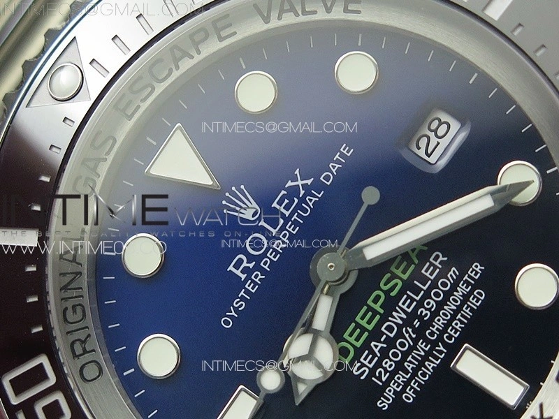 Sea-Dweller DEEPSEA 126660 "D-BLUE" SS GMF 1:1 Best Edition New Blue Dial On Oyster Bracelet VR3235