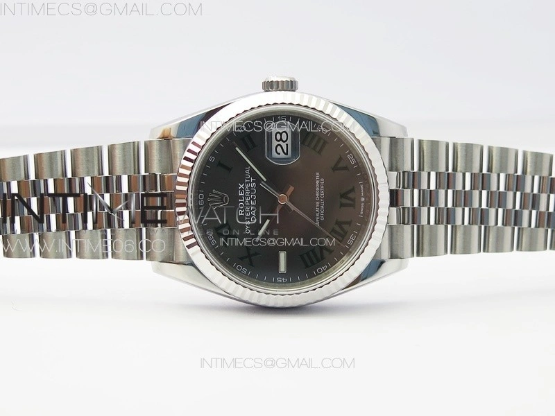 DateJust 36 SS 126234 VSF 1:1 Best Edition 904L Steel Gray Dial Roman Markers on Jubilee Bracelet VS3235