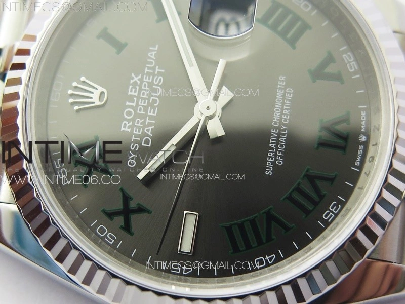 DateJust 36 SS 126234 VSF 1:1 Best Edition 904L Steel Gray Dial Roman Markers on Jubilee Bracelet VS3235