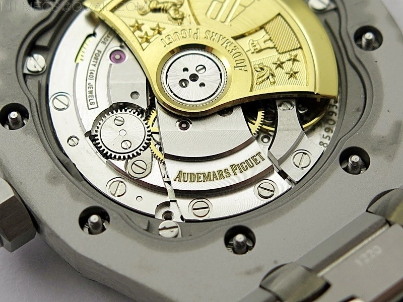 Royal Oak 37mm 15454 Frosted SS APSF 1:1 Best Edition Black Textured Dial on Frosted SS Bracelet SA3120 Super Clone