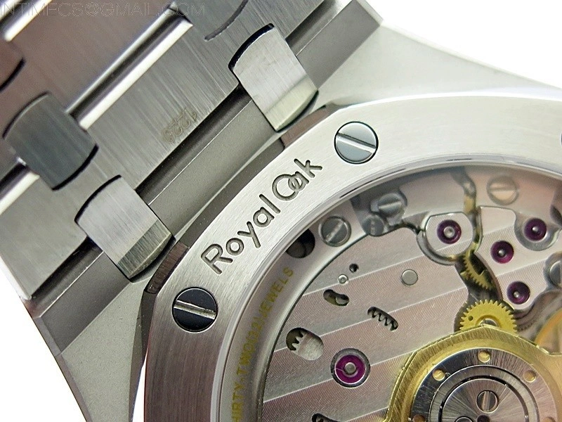 Royal Oak 41mm 15500 Frosted SS APSF 1:1 Best Edition Black Textured Dial on Frosted SS Bracelet SA4302 Super Clone