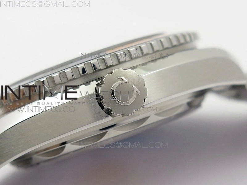 Planet Ocean 43.5mm SS VSF 1:1 Best Edition Black Orange Bezel Black Dial on SS Bracelet A8900 Super Clone