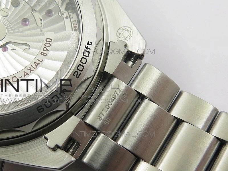 Planet Ocean 43.5mm SS VSF 1:1 Best Edition Black Orange Bezel Black Dial on SS Bracelet A8900 Super Clone
