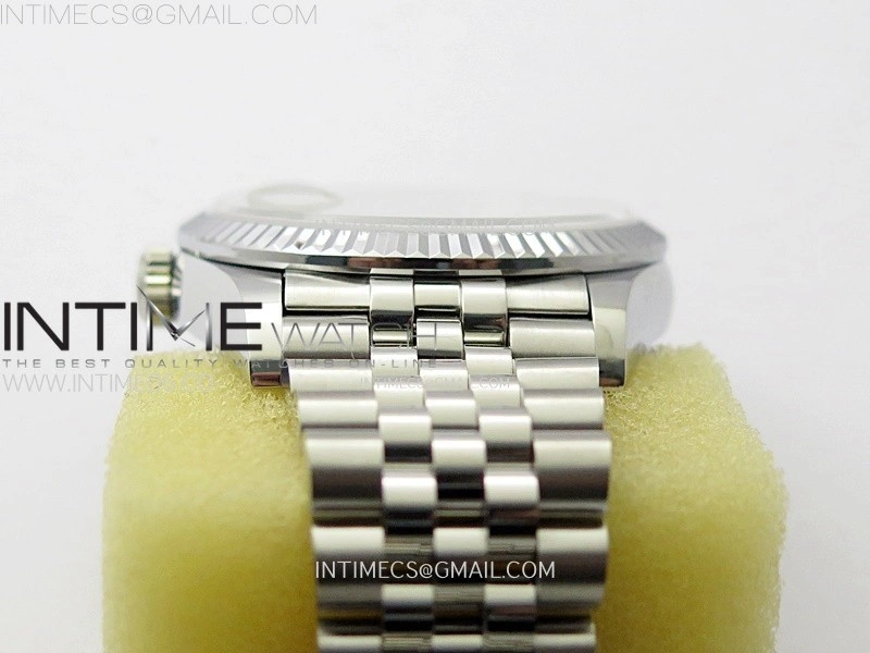DateJust 36MM 126234 SS APSF 1:1 Best Edition Blue Fluted Dial Sticks Markers on SS Jubilee Bracelet SA3235