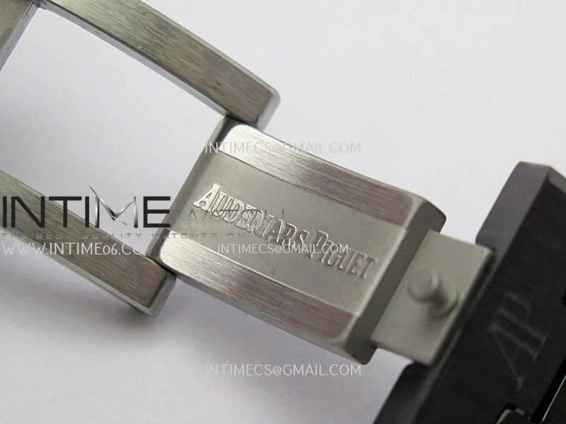 Royal Oak 15500 Black Ceramic APSF 1:1 Best Edition Celebration Dial On Black Ceramic Bracelet SA4302 Super Clone