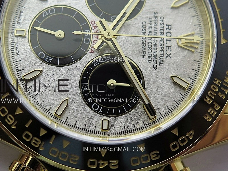 Daytona 126518 Gain Weight APSF 1:1 Best Edition Real Meteorite Dial Sticks Markers on Oysterflex Strap SH4131