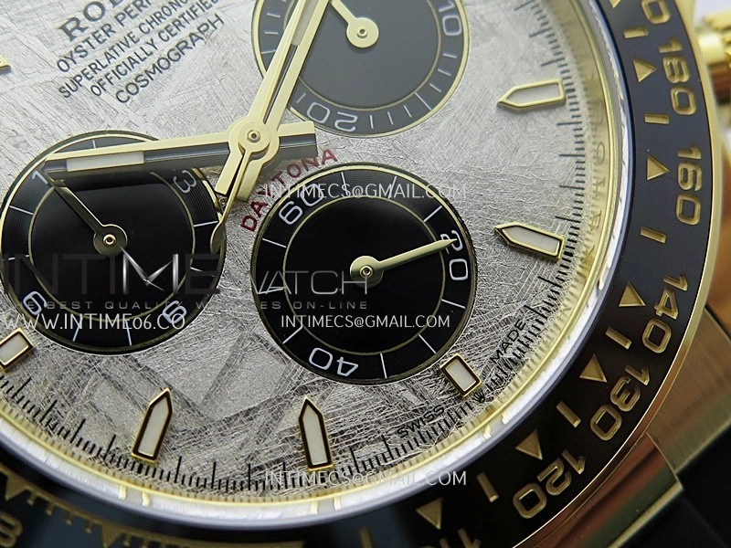 Daytona 126518 Gain Weight APSF 1:1 Best Edition Real Meteorite Dial Sticks Markers on Oysterflex Strap SH4131