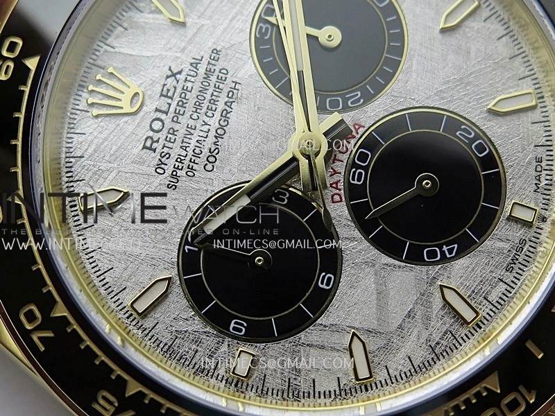 Daytona 126518 Gain Weight APSF 1:1 Best Edition Real Meteorite Dial Sticks Markers on Oysterflex Strap SH4131