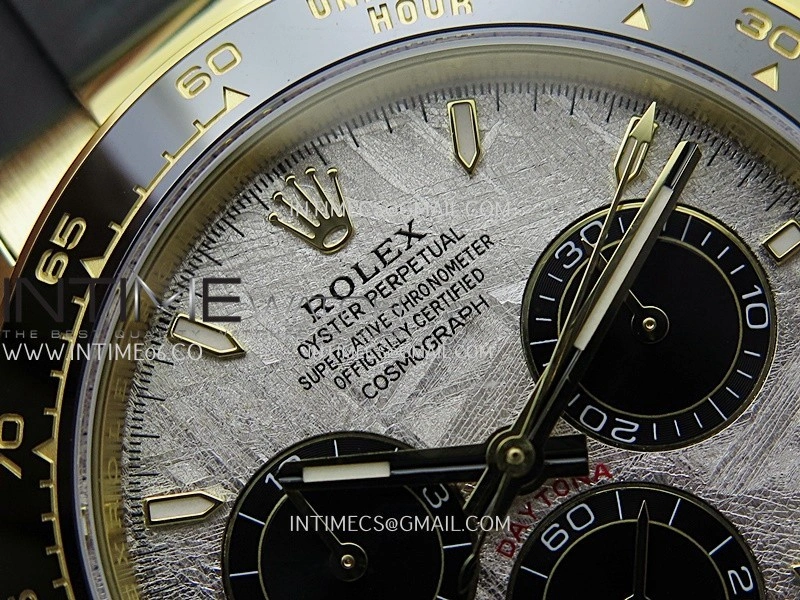 Daytona 126518 Gain Weight APSF 1:1 Best Edition Real Meteorite Dial Sticks Markers on Oysterflex Strap SH4131