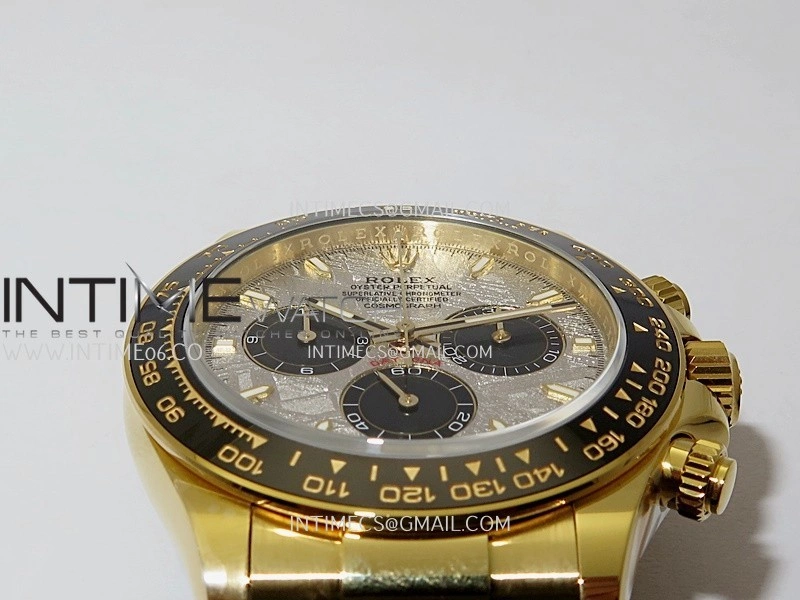 Daytona 126518 Gain Weight APSF 1:1 Best Edition Real Meteorite Dial Sticks Markers on Oysterflex Strap SH4131
