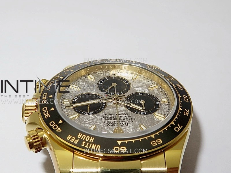 Daytona 126518 Gain Weight APSF 1:1 Best Edition Real Meteorite Dial Sticks Markers on Oysterflex Strap SH4131