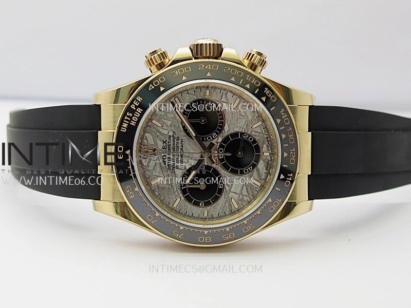 Daytona 126515 Gain Weight APSF 1:1 Best Edition Real Meteorite Dial Sticks Markers on Oysterflex Strap SH4131