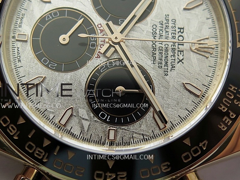 Daytona 126515 Gain Weight APSF 1:1 Best Edition Real Meteorite Dial Sticks Markers on Oysterflex Strap SH4131