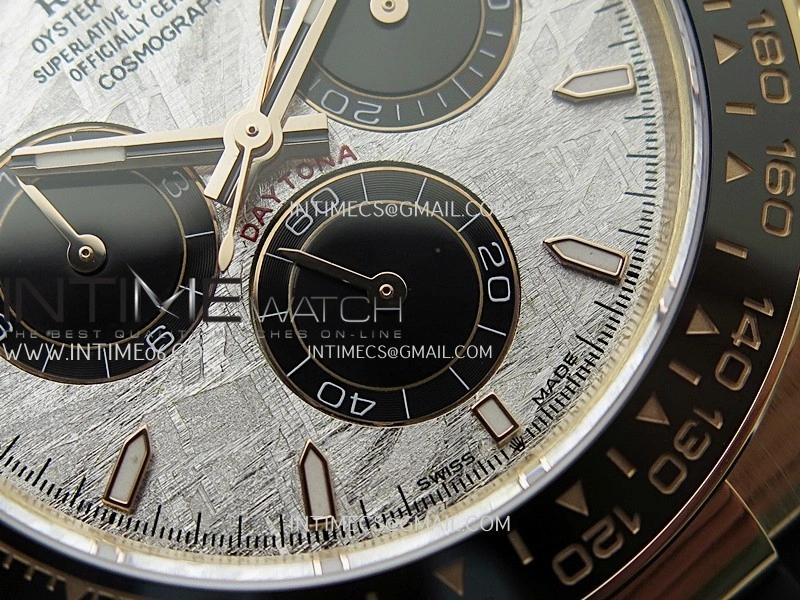 Daytona 126515 Gain Weight APSF 1:1 Best Edition Real Meteorite Dial Sticks Markers on Oysterflex Strap SH4131