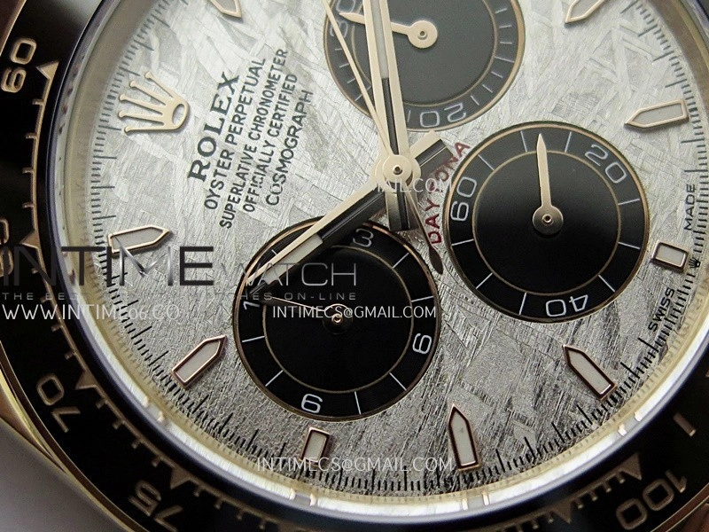 Daytona 126515 Gain Weight APSF 1:1 Best Edition Real Meteorite Dial Sticks Markers on Oysterflex Strap SH4131