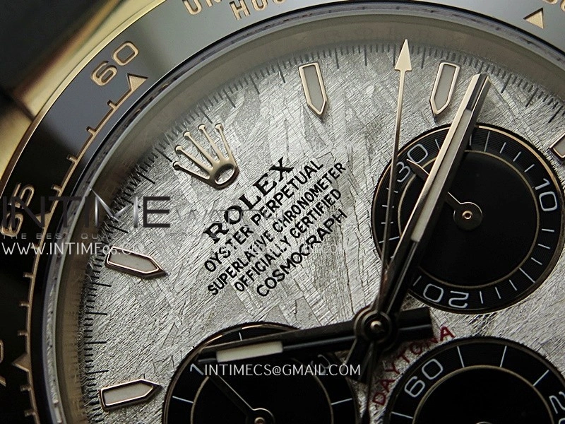 Daytona 126515 Gain Weight APSF 1:1 Best Edition Real Meteorite Dial Sticks Markers on Oysterflex Strap SH4131