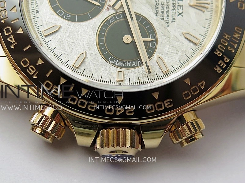 Daytona 126515 Gain Weight APSF 1:1 Best Edition Real Meteorite Dial Sticks Markers on Oysterflex Strap SH4131